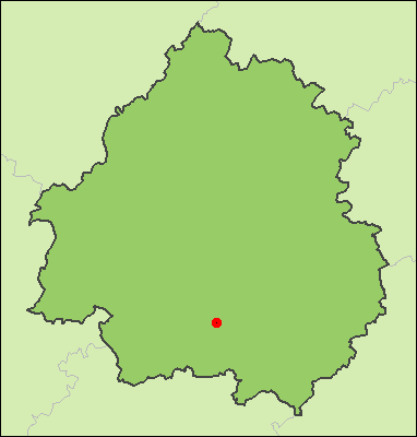 Carte du département de la Dordogne