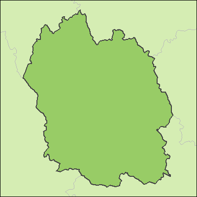 Carte du département de la Lozère