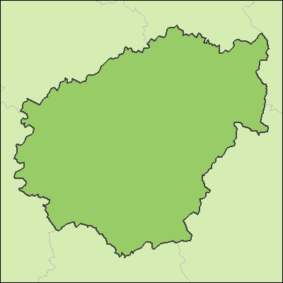 Carte du département de la Correze