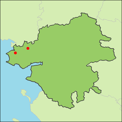 Carte du département de la Loire atlantique