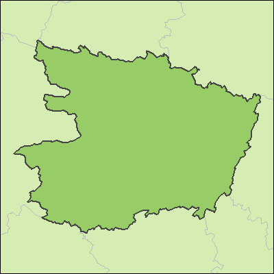 Carte du département du Maine et loire