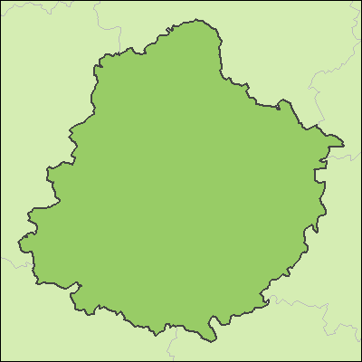 Carte du département de la Sarthe